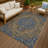 Machine Washable Indoor/Outdoor Chantille ACN2463 Traditional Rug-2027635560-2027635567