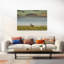 African Elephant Kilimanjaro Dramatic Serene Tranquil Elephant Landscape Mountain Wall Art Print by Jeffrey C. Sink - 1 Piece Wrapped Canvas Wall Art-1846926899