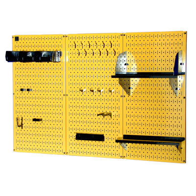 Ensemble de panneau perforé de rangement pour outils standard H 32 po x 48 po