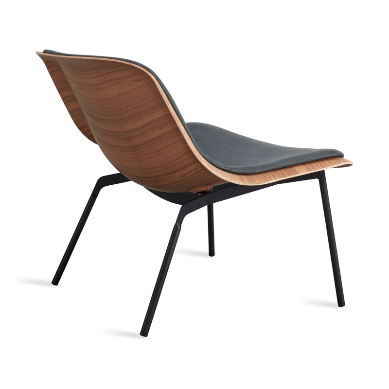 Nonesuch Lounge Chair, Ink Genuine Leather