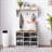2-In-1 Coat Rack Shoe Bench Set