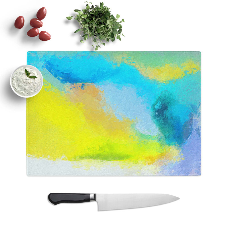 Tempered Glass Daydream Chopping Board, 39 cm W x 28.5 cm L