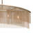 Khaite 46.5" 5-Light Linear Chandelier in Champagne Bronze