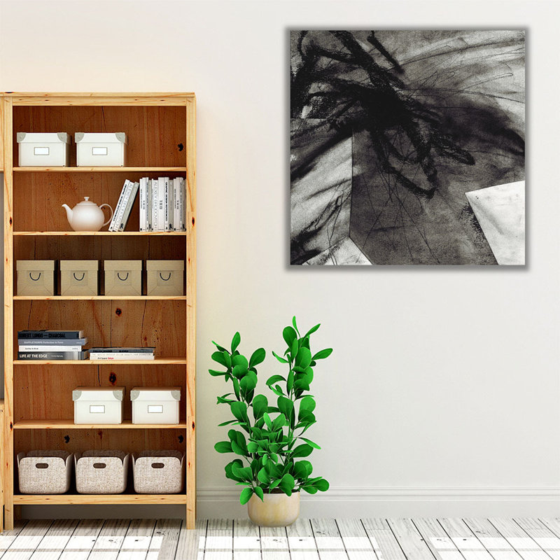 «Charcoal Study I», reproduction d'art sur toile, H 20 po x l 20 po