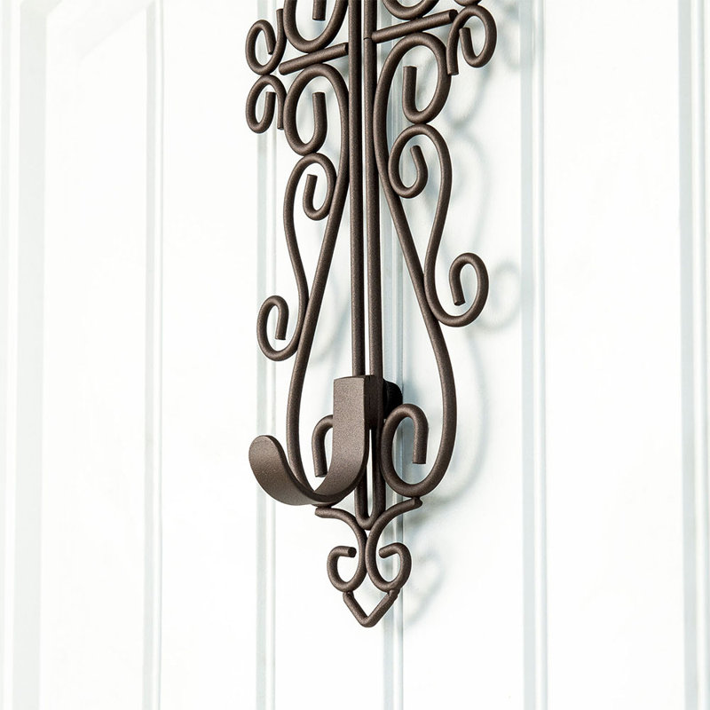 Adjustable Wreath Hanger for Door - Colonial (Brown)