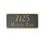 Silvia 2-Line Lawn Address Sign-677006465-677006487