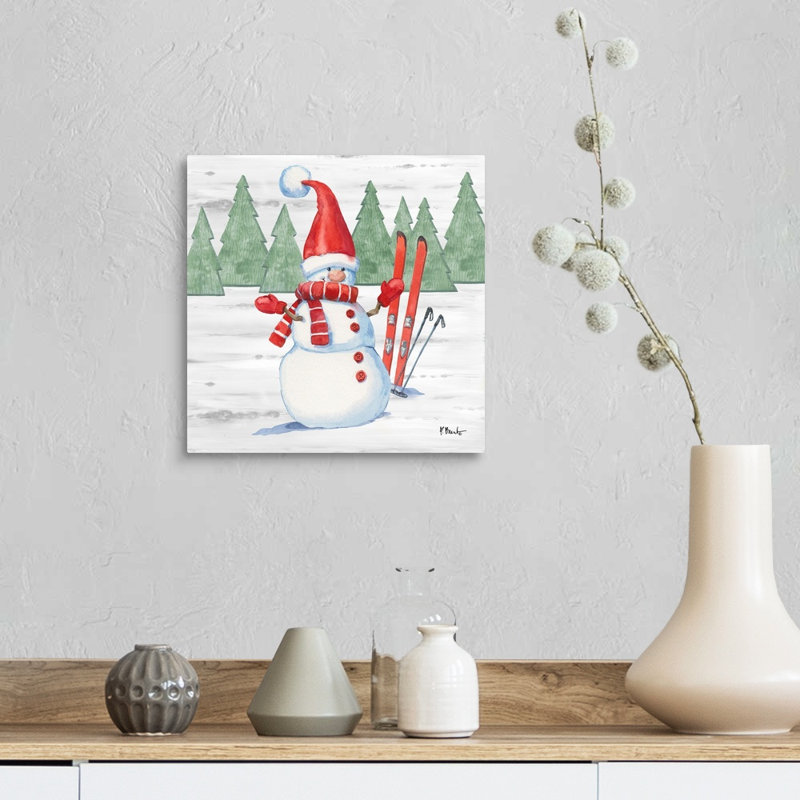Gnome Town III - cadre photo, impression sur toile, H 12 po x l 12 po, Toile tendue