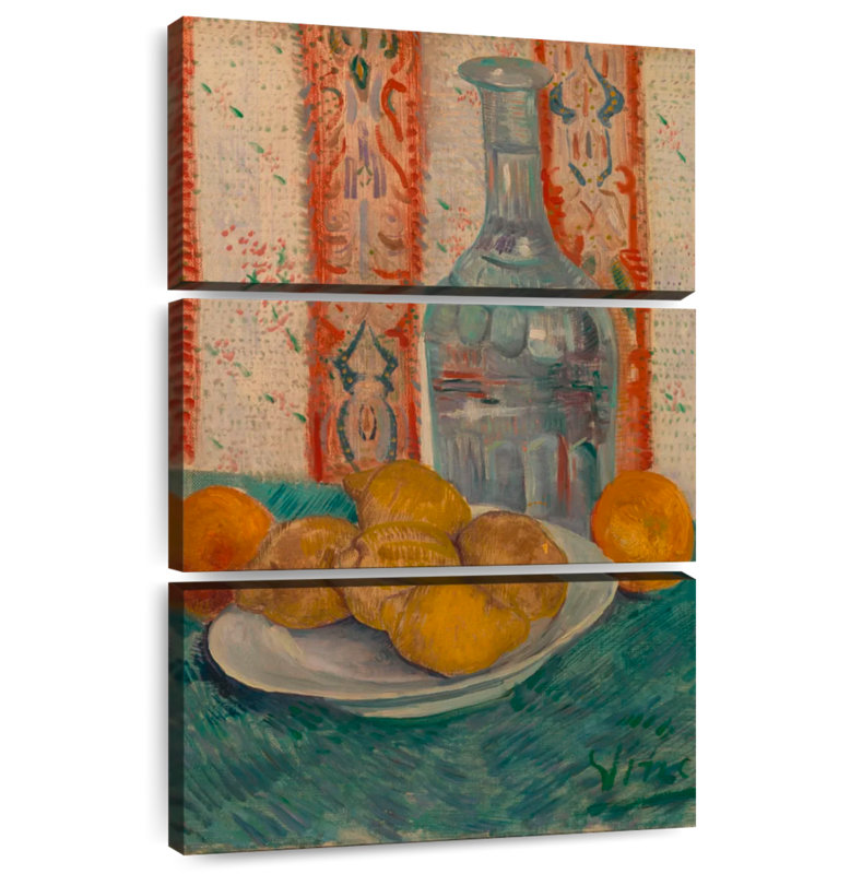 Carafe et plat avec agrumes Yarlin, H 50 po x l 32 po