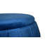 Edmond 56 cm W Velvet Round Footstool with Storage-41425858