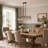 5-Light Gold Kitchen Island Pendant