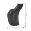 Figurine abstraite pour chat en polyrésine - 7 po x 4 po x 10 po - brun