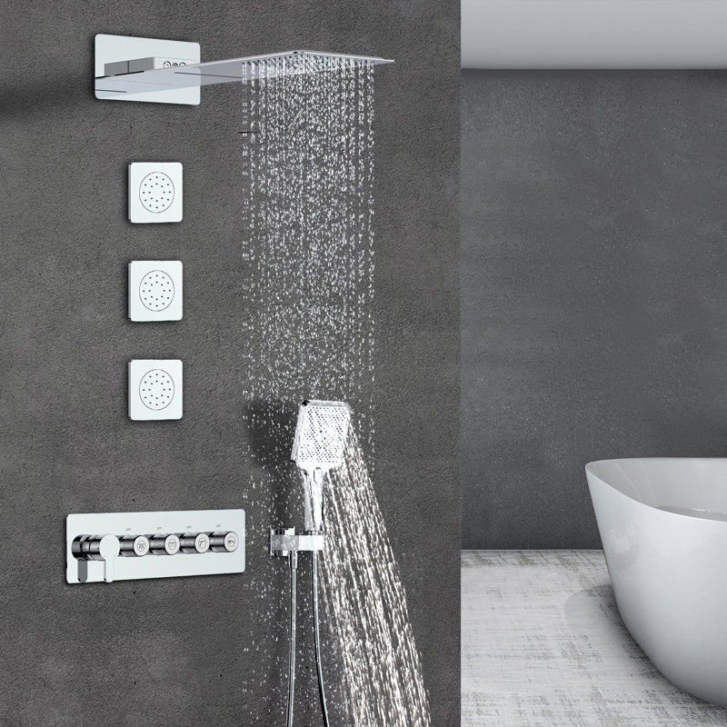 Robinet de douche, Chrome