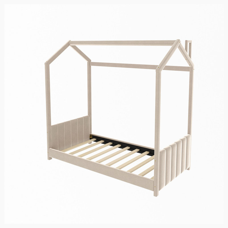 Pala Upholstered Canopy Bed