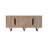 4-door Geometric Pattern Solid Wood Sideboard