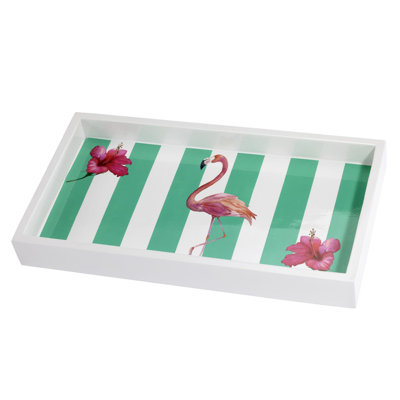 Flamingo Paradise Bathroom Tray