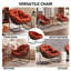 Fauteuil Papasan berçant surdimensionné pour patio-1856238038