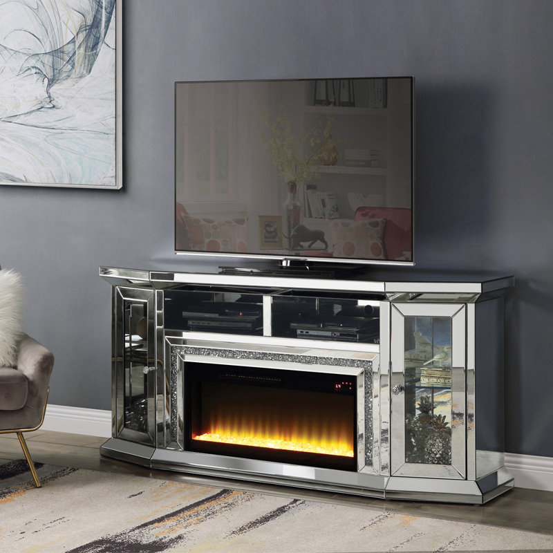 Miranda Tv Stand W/Fireplace & Led