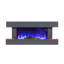 Shantae Belfry Heating 132 cm W Black Electric Fireplace with 5120 BTU