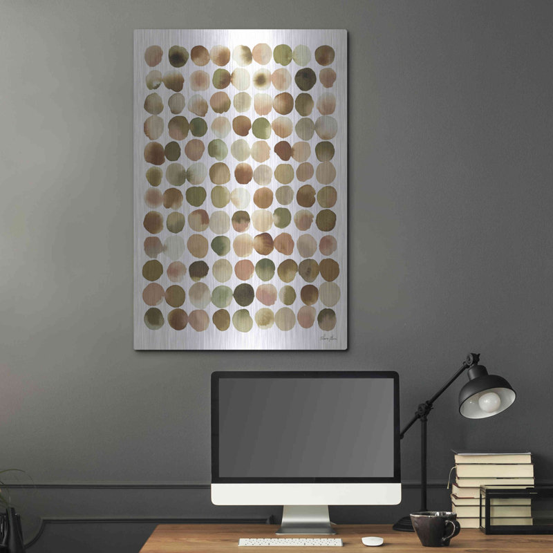 Red Barrel Studio® «Natural Abstract I» par Laura Horn, art mural en métal, H 36 po x l 24 po