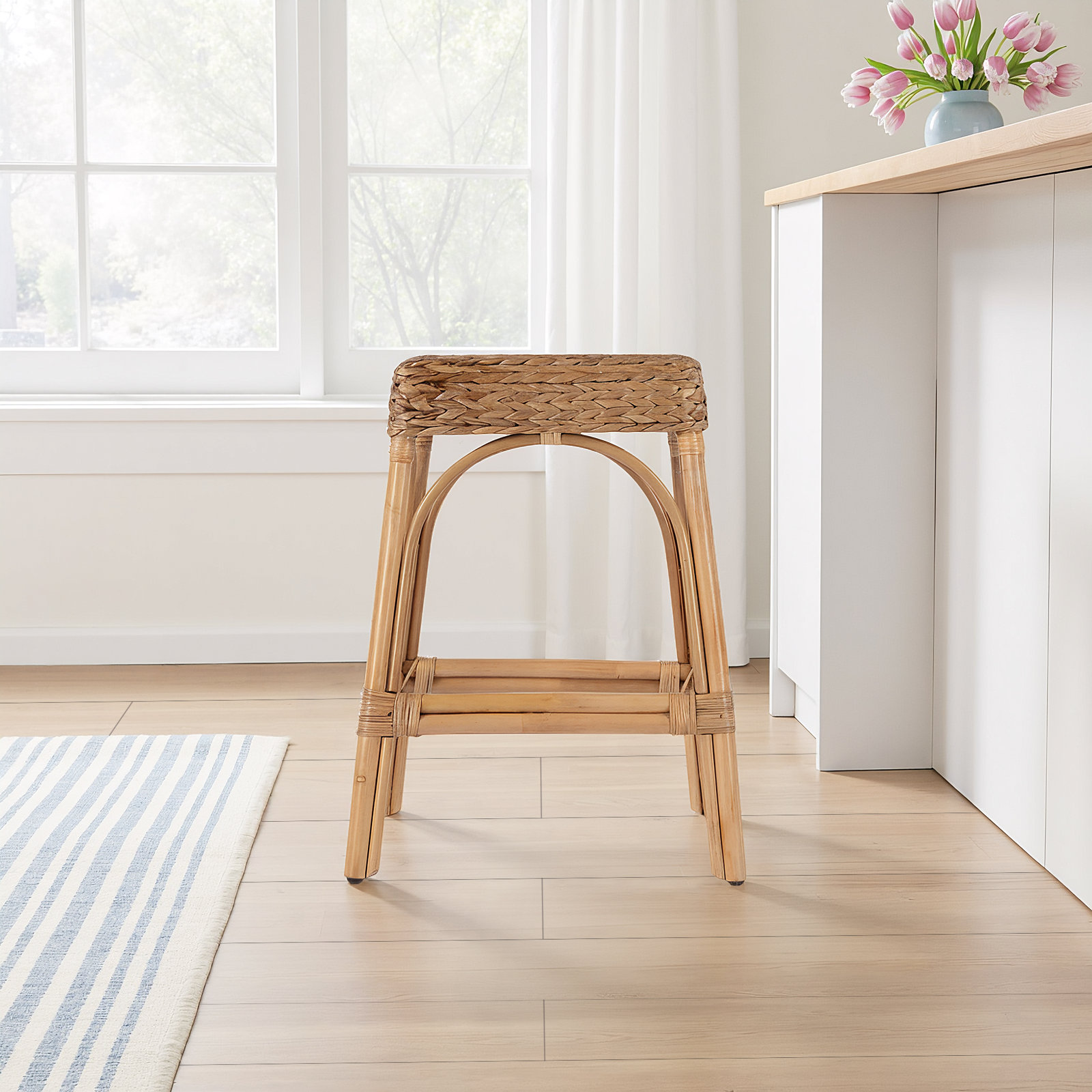 Lennart 25" Bar Stool, Golden Brown