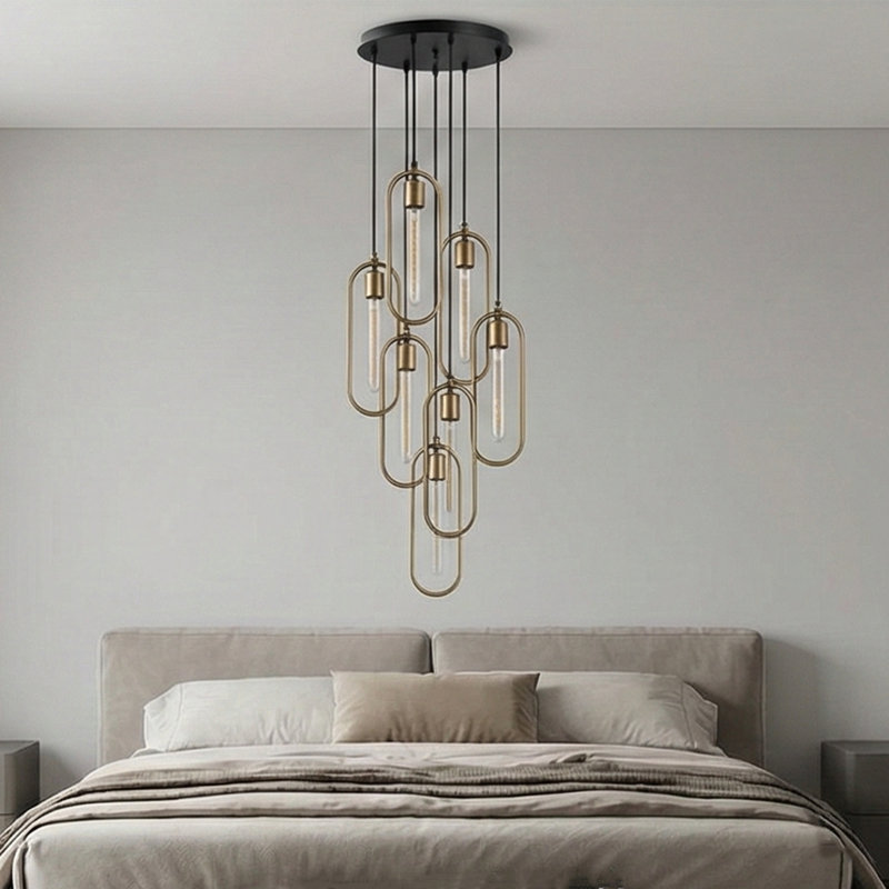 Luminaire suspendu à 7 lumières Jontre