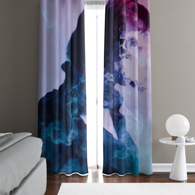 Semi Sheer Curtains / Drapes Pair