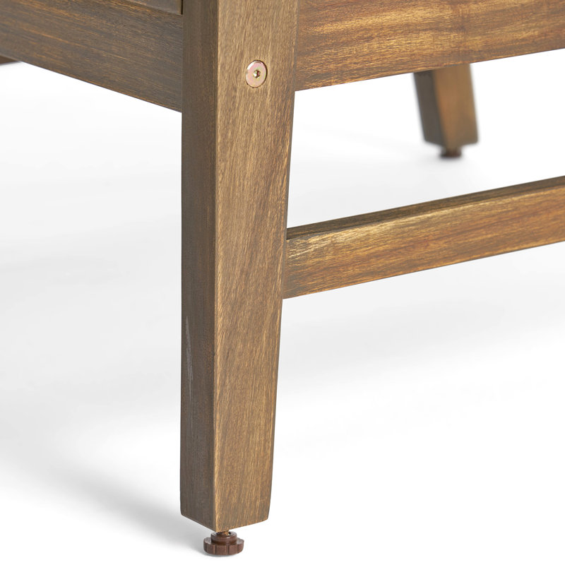 Fauteuil club moderne gris foncé - fabriqué en bois robuste pour la détente en plein air, Gris foncé, Gris anthracite