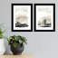 «Ebony Horizon Triptych - ensemble de 2» par Jennifer Goldberger, impressions murales encadrées-57819463-57819464