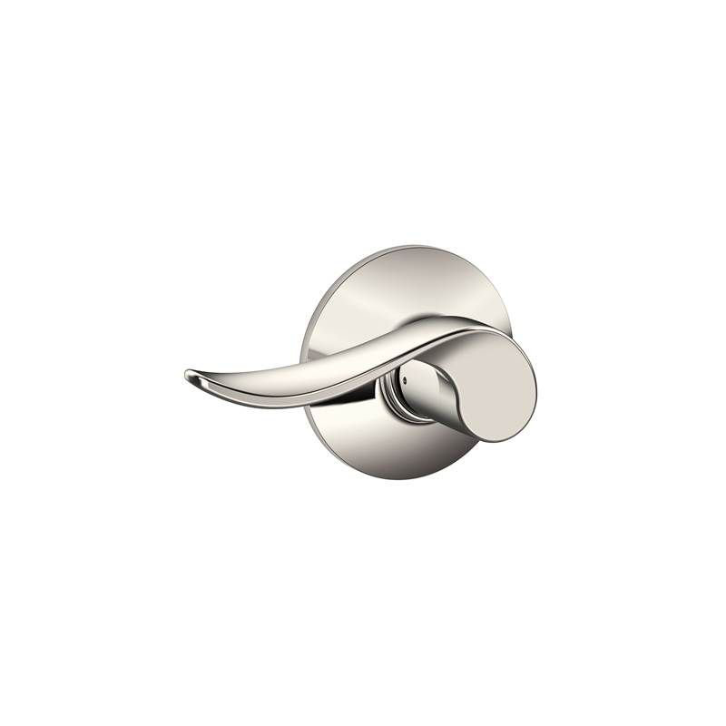 Sacramento Passage Door Lever, Bright Nickel