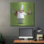 Art mural en métal luxueux «Cafe Chef in Color» par Anne Tavoletti, 12 po x 12 po-101656454