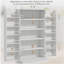Armoire de cuisine avec 5 tablettes HOMcom et 12 étagères à épices