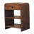 Open Shelf Bedside With Drawer