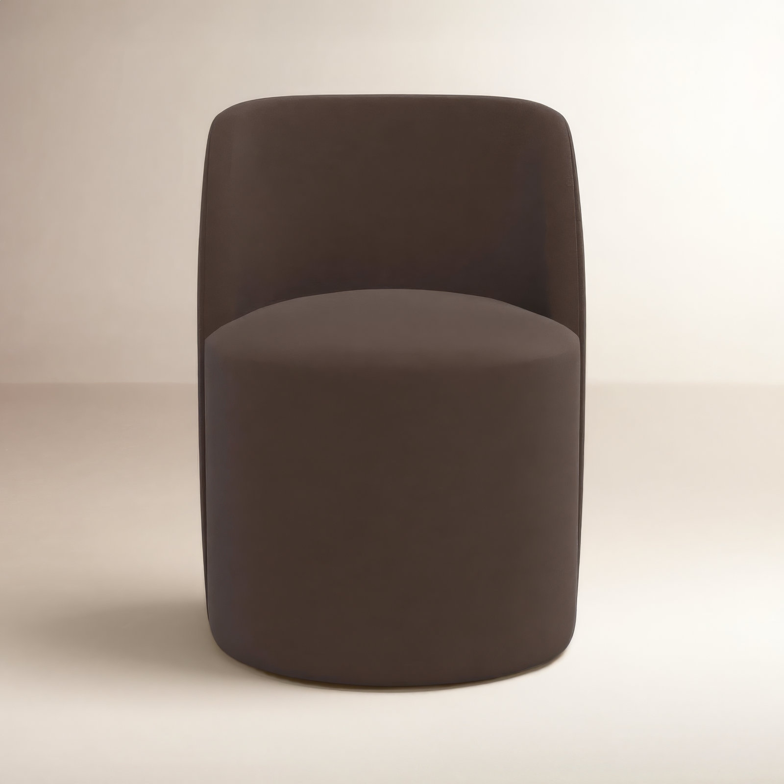 Begonia Side Chair, Classic Chocolate Velvet
