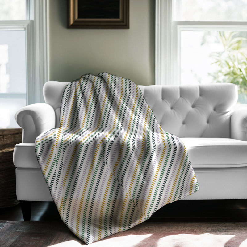 Automne sophistiqué - couverture en sherpa de qualité supérieure 1 pièce, L 80 po x l 60 po