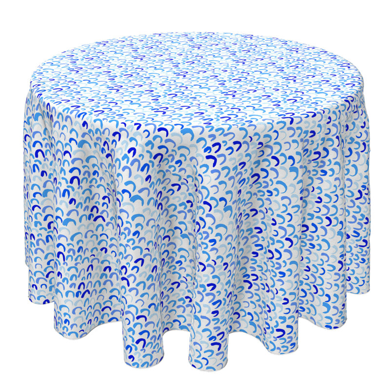 Round Cotton Twill Tablecloth