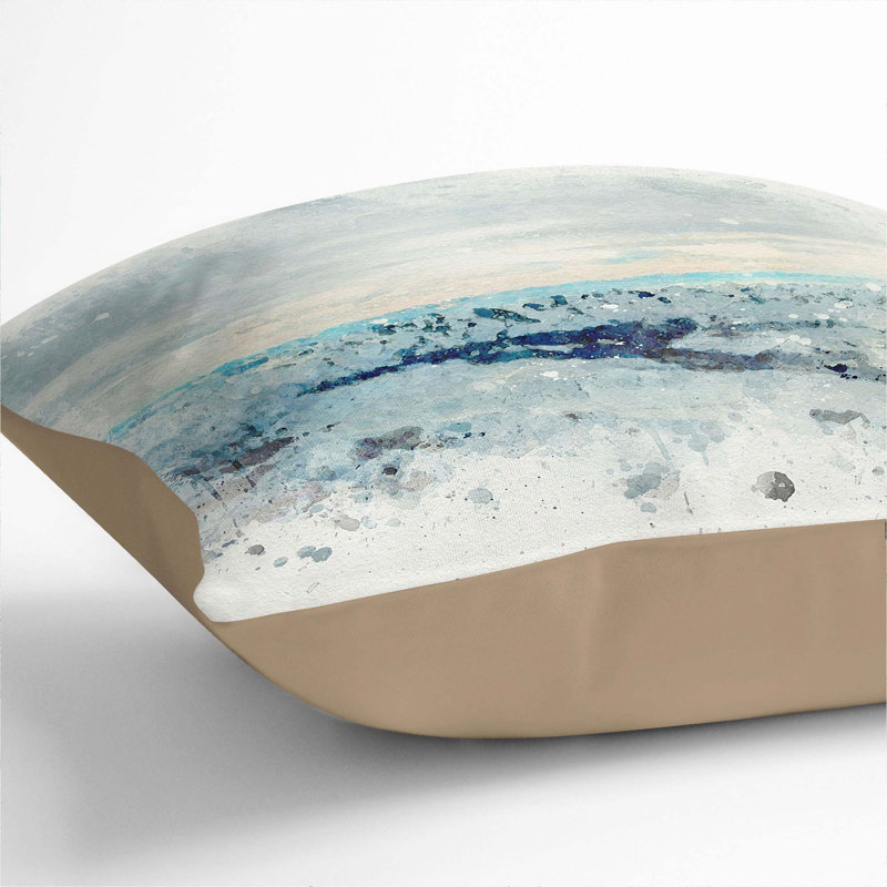 Square Throw Cushion, Stone, 55cm H x 55cm W x 20cm D
