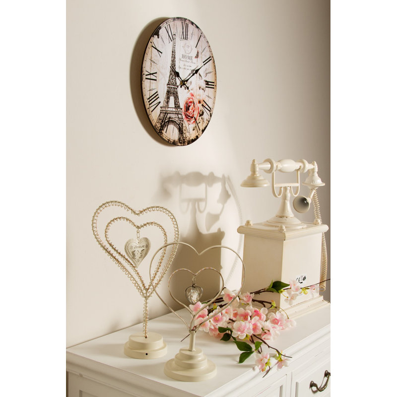 Close Wood Wall Clock