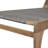 Hayes Patio PE Rattan Chaise Lounge With Acacia Wood Frame
