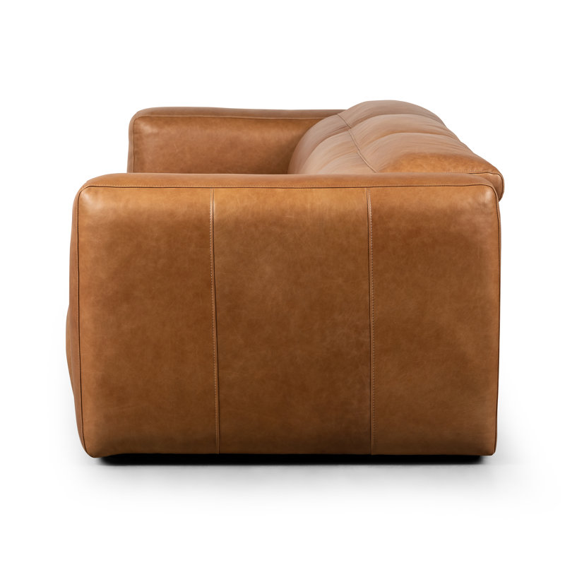 Radley Power Reclining Sofa, Sonoma Butterscotch Genuine Leather