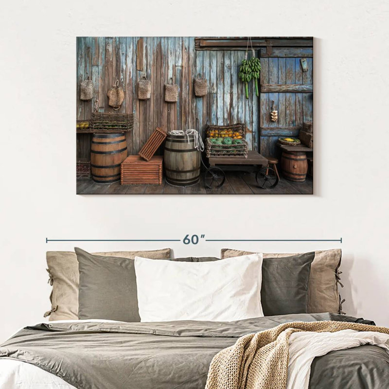 Lilie Rustic Fruit Stands, 32" H x 48" W