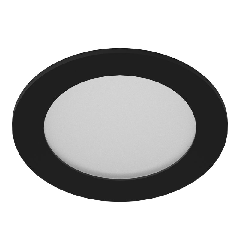 Eco-downlight 3'' No Trim Style Recessed Trim, Black