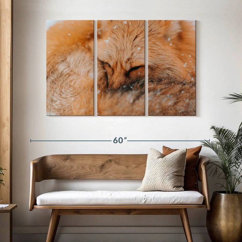 Renard moelleux Brampt, H 32 po x l 50 po