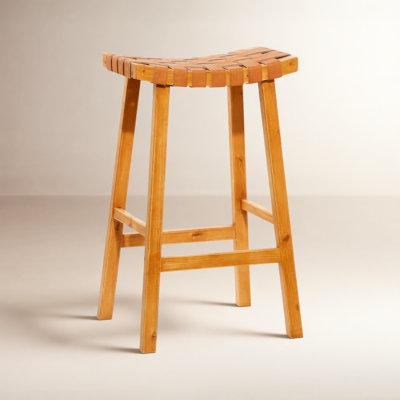 Markus Counter Stool with Solid Wood Frame
