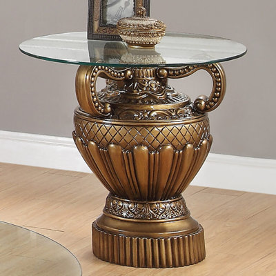 LUXURY MOBILYA VINTAGE TURKISH DESIGN FURNITURE HAND CARVED END TABLE
