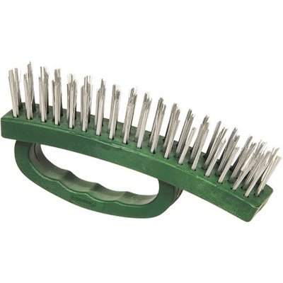 Dynamic HD002054 6.5" (165Mm) Knuckle Saver Stainless Steel Wire Brush-1PK