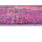 Comfort Gray Ivory And Magenta Abstract Runner Rug-1910697055