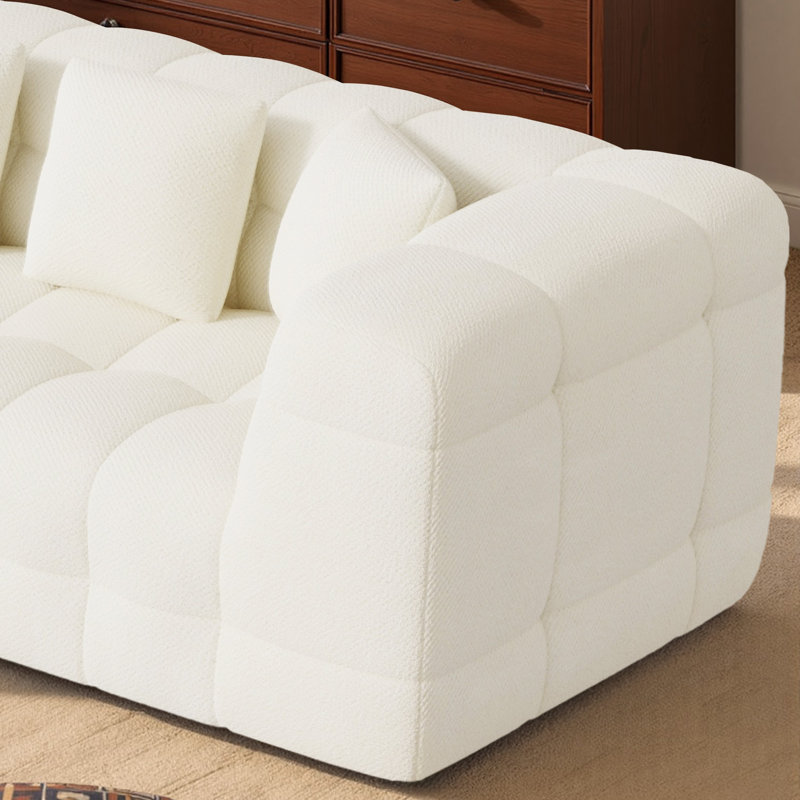 Canapé modulaire Boneless Couch, Polyester beige
