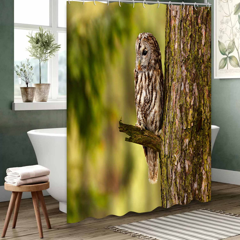 Rideau de douche vert imperméable, rideaux de douche pour la salle de bain avec 12 crochets, 72" L x 78" W