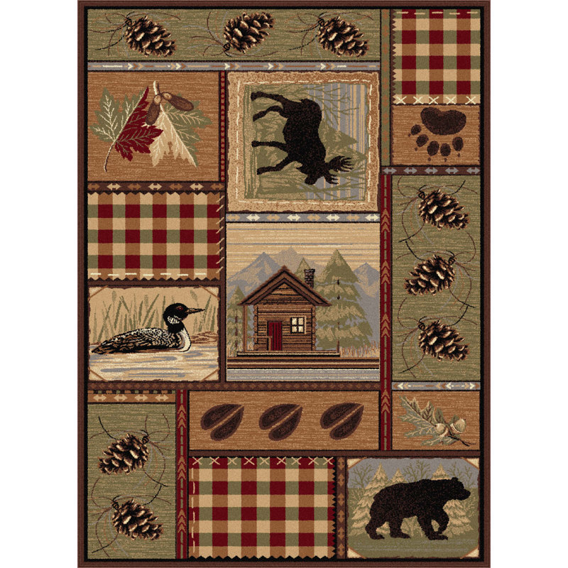 Alers Indoor Rug, Octagon 5'3"