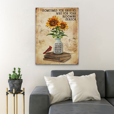 " Sunflowers And Books "